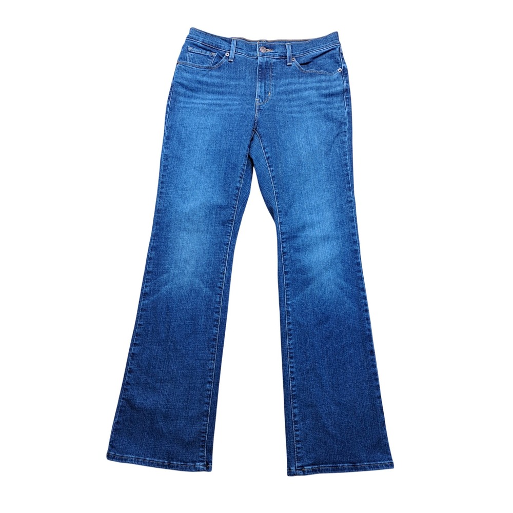 Levi's Classic Bootcut Jeans Womens 6M W28 L32 Blue Excellent Stretch Denim